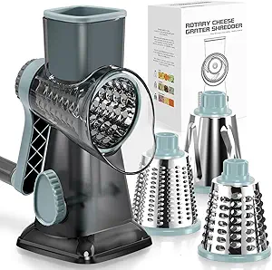KEOUKE Rotary Cheese Grater Hand Crank
